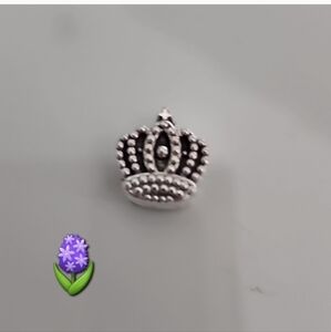 Crown  Charm for European Style Bracelets Fits Pandora Systems
